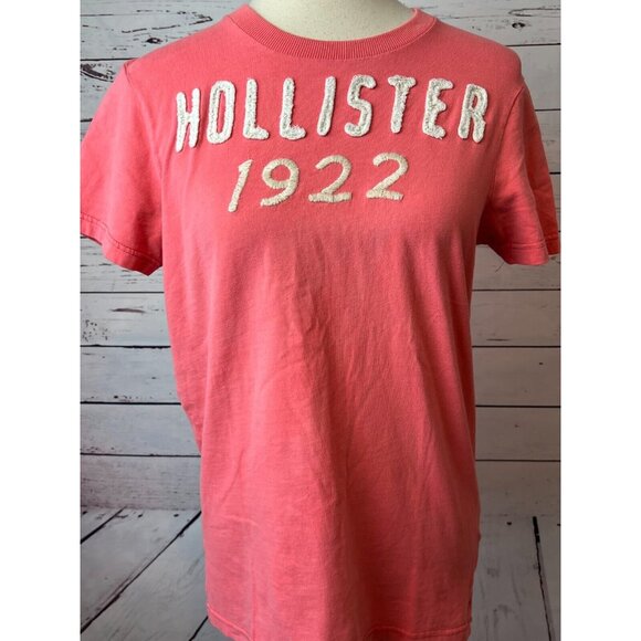 Hollister California Short Sleeve Tee Shirt Y2K T-Shirt Raised lettering Small‎ - Picture 8 of 9